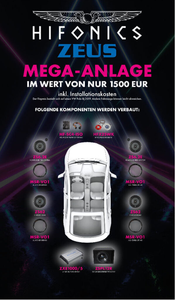 Hifonics Zeus Mega Anlage